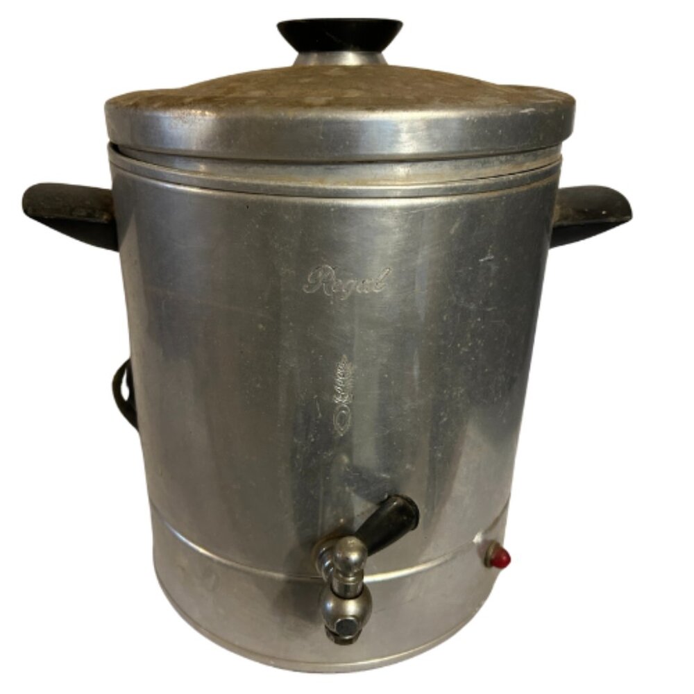 VINTAGE REGAL WARE INC. 36 CUP COFFEE MAKER PERCOLATOR URN WORKS